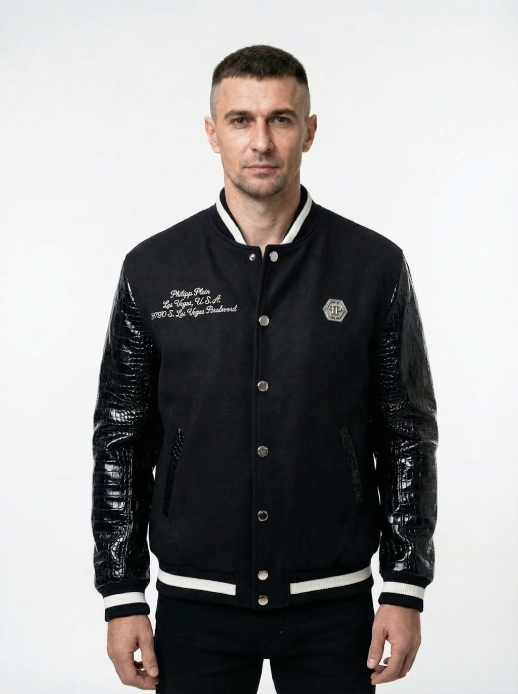 Philipp Plein “Las Vegas” Varsity Jacket