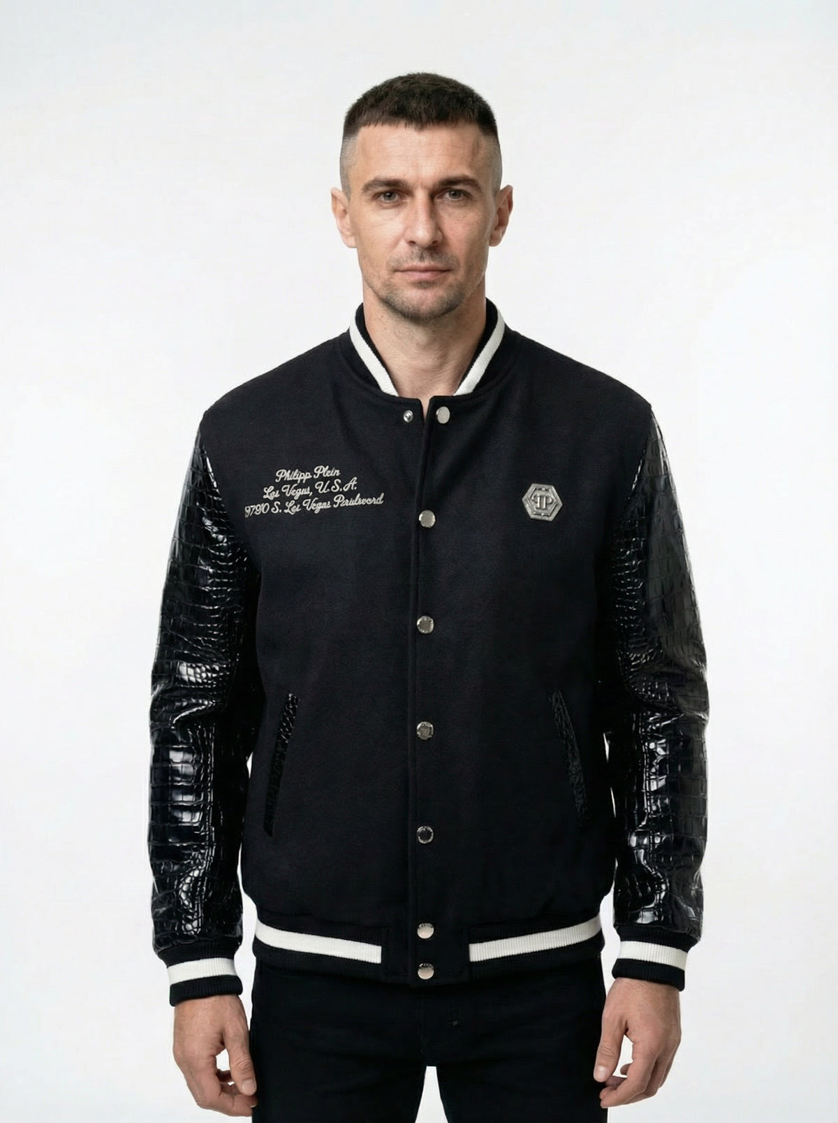 Philipp Plein “Las Vegas” Varsity Jacket
