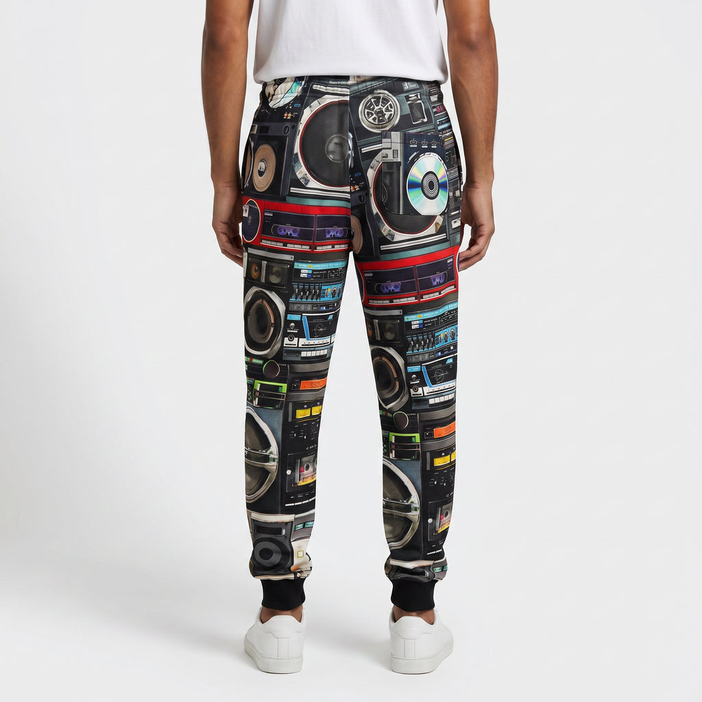 Moschino Retro Boombox Print Sweatpants