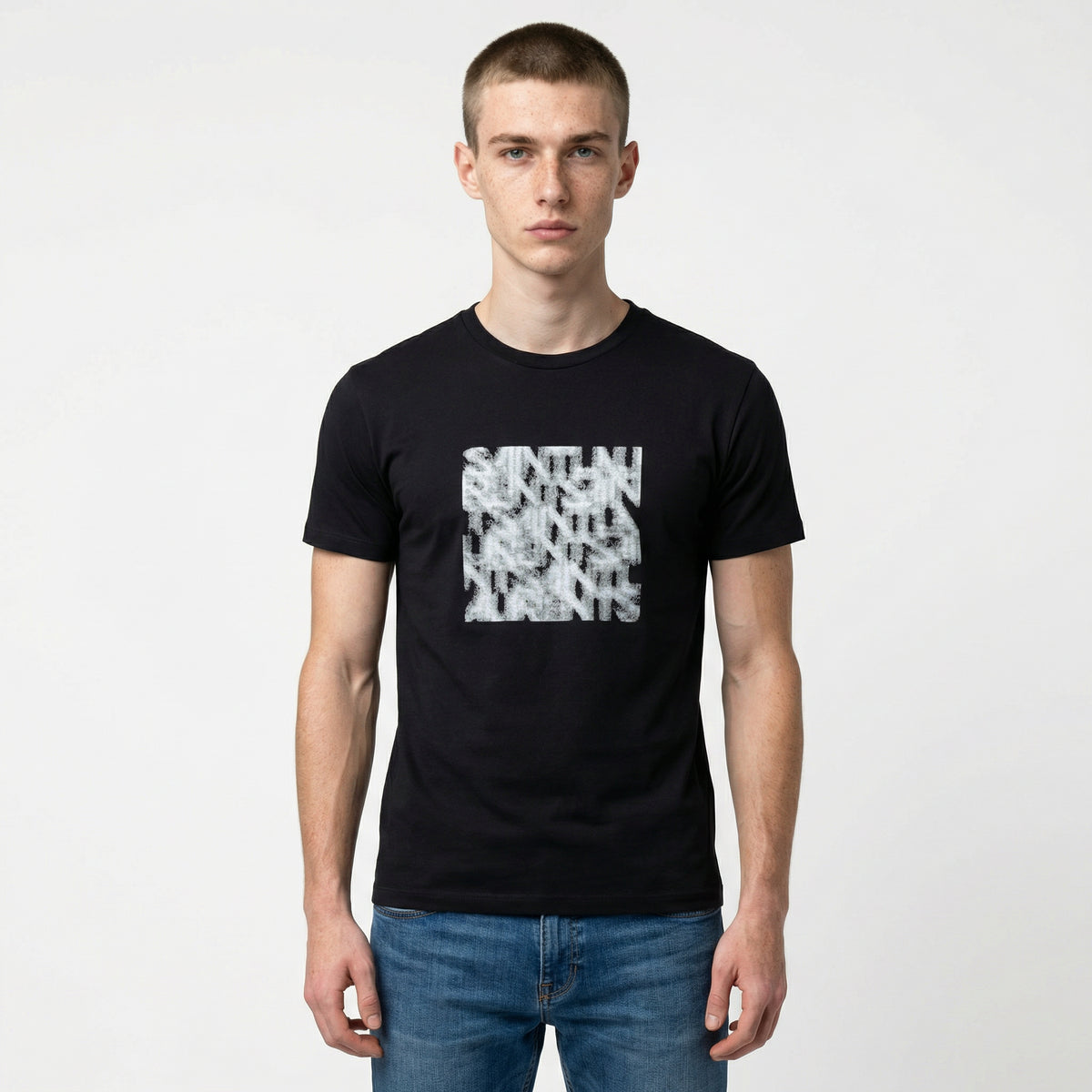 Saint Laurent Monogram Graphic T-Shirt