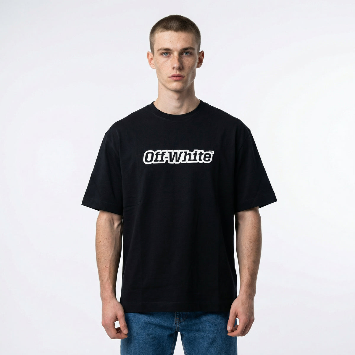 Off-White™ Oversized Logo T-Shirt in Black