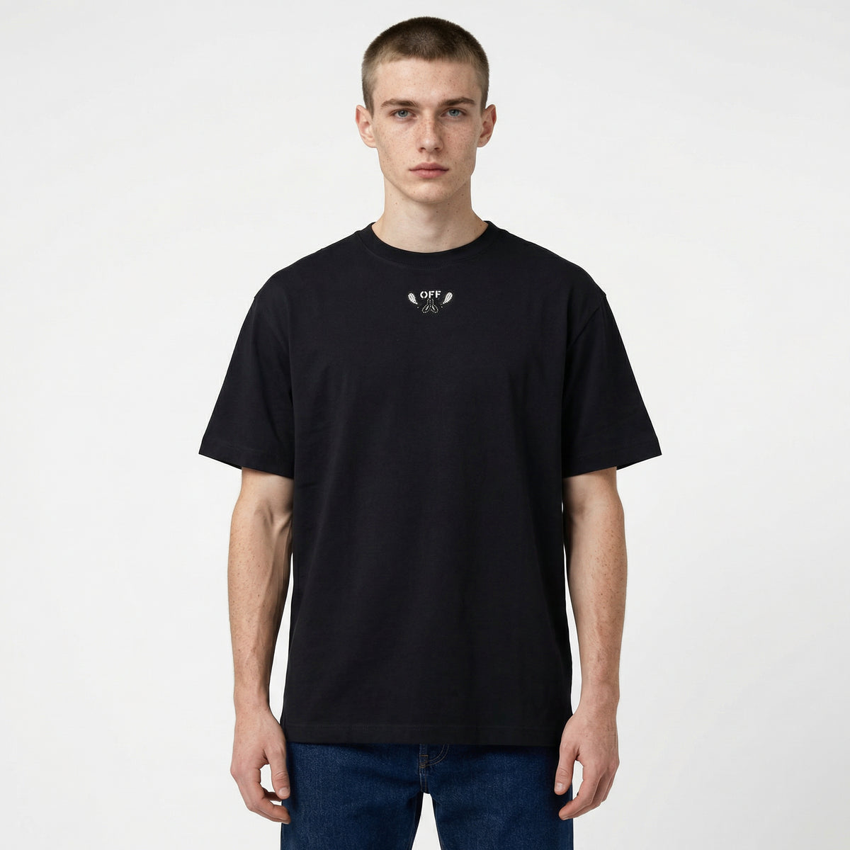 Off-White™ Minimal Logo T-Shirt in Black