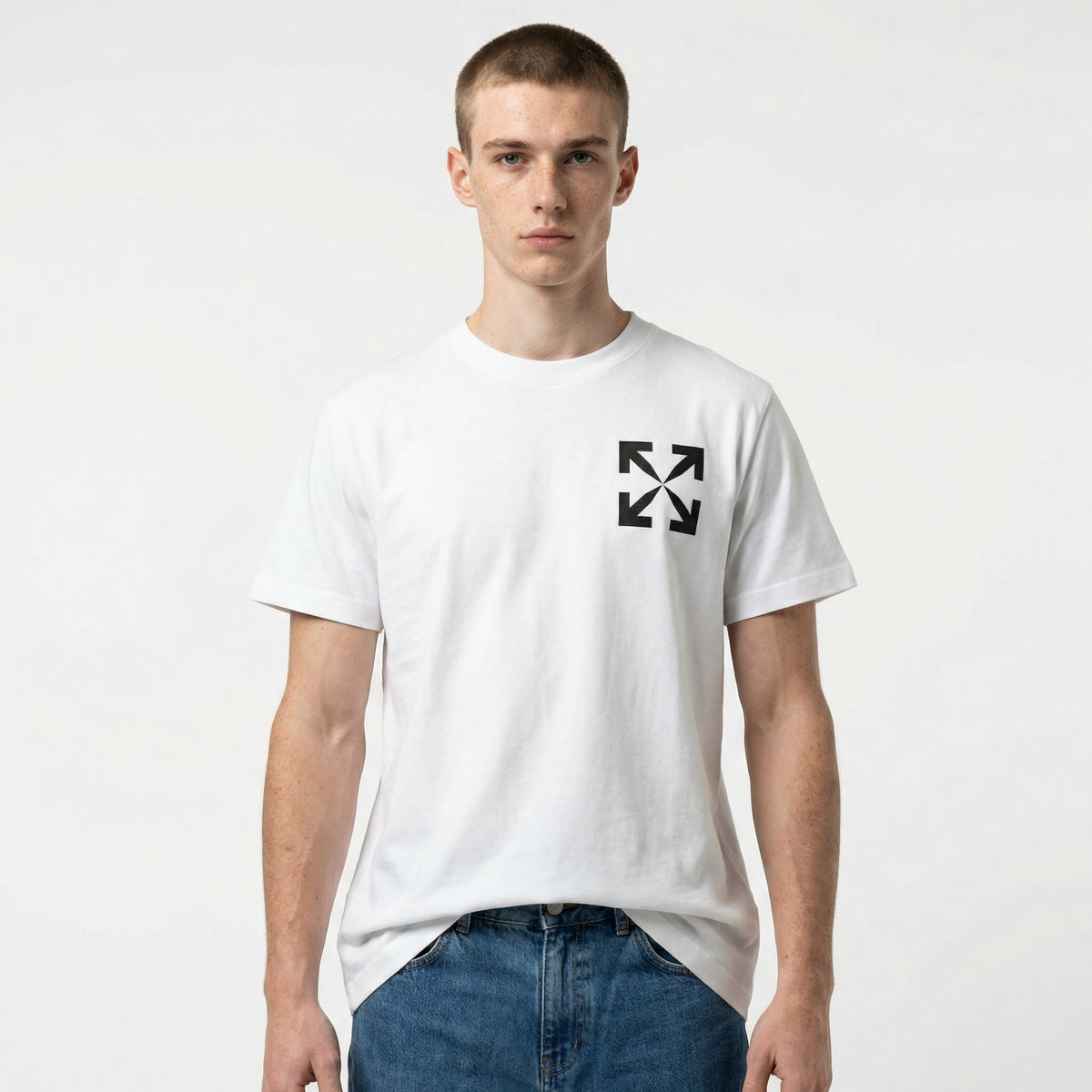 Off-White™ Arrow Logo T-Shirt in White