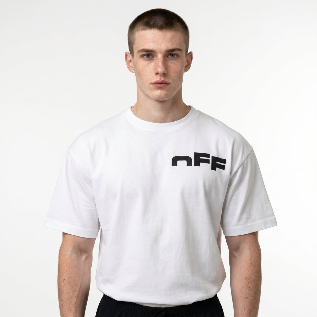 Off-White™ Bold Chest Logo T-Shirt in White