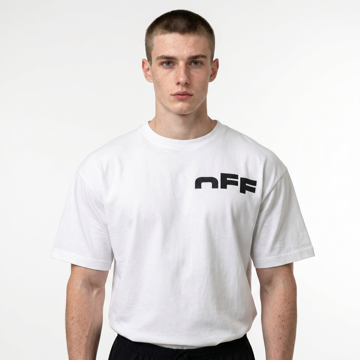 Off-White™ Bold Chest Logo T-Shirt in White