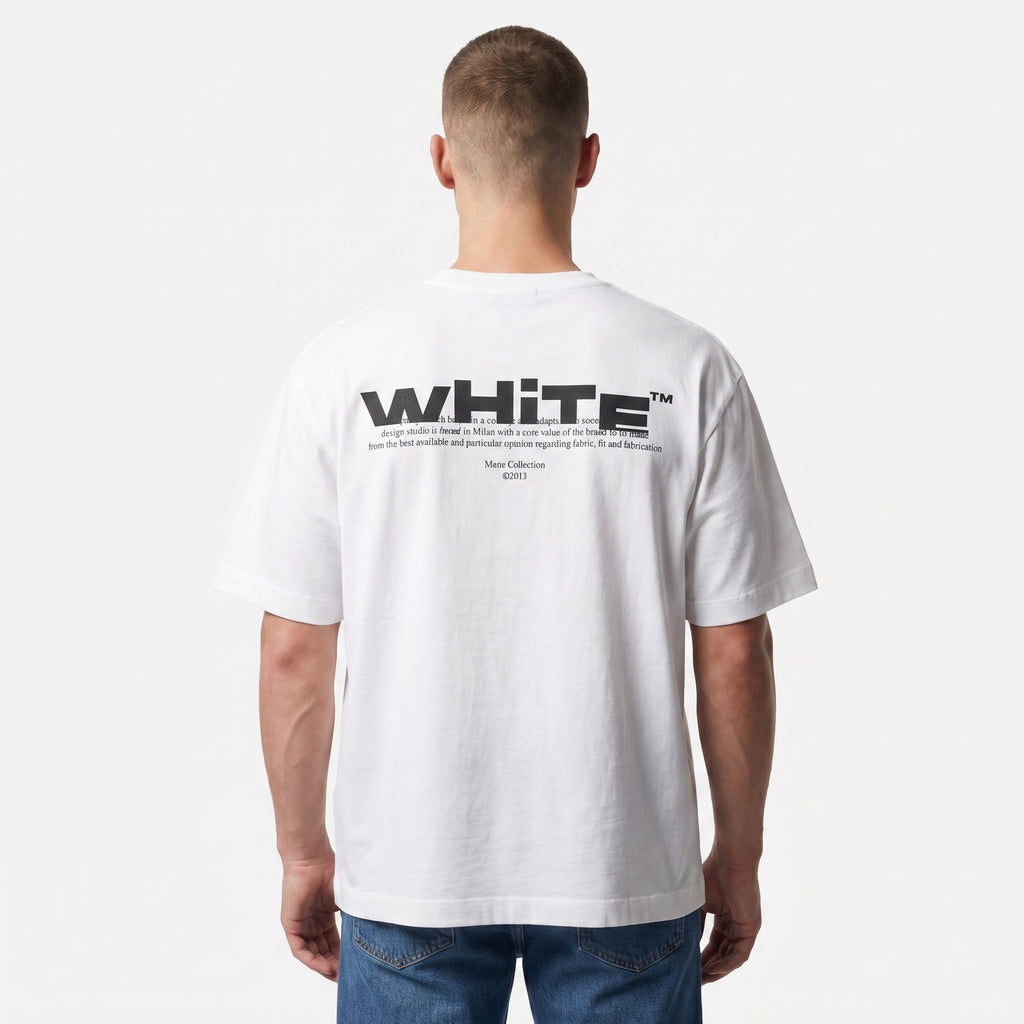 Off-White™ Bold Chest Logo T-Shirt in White