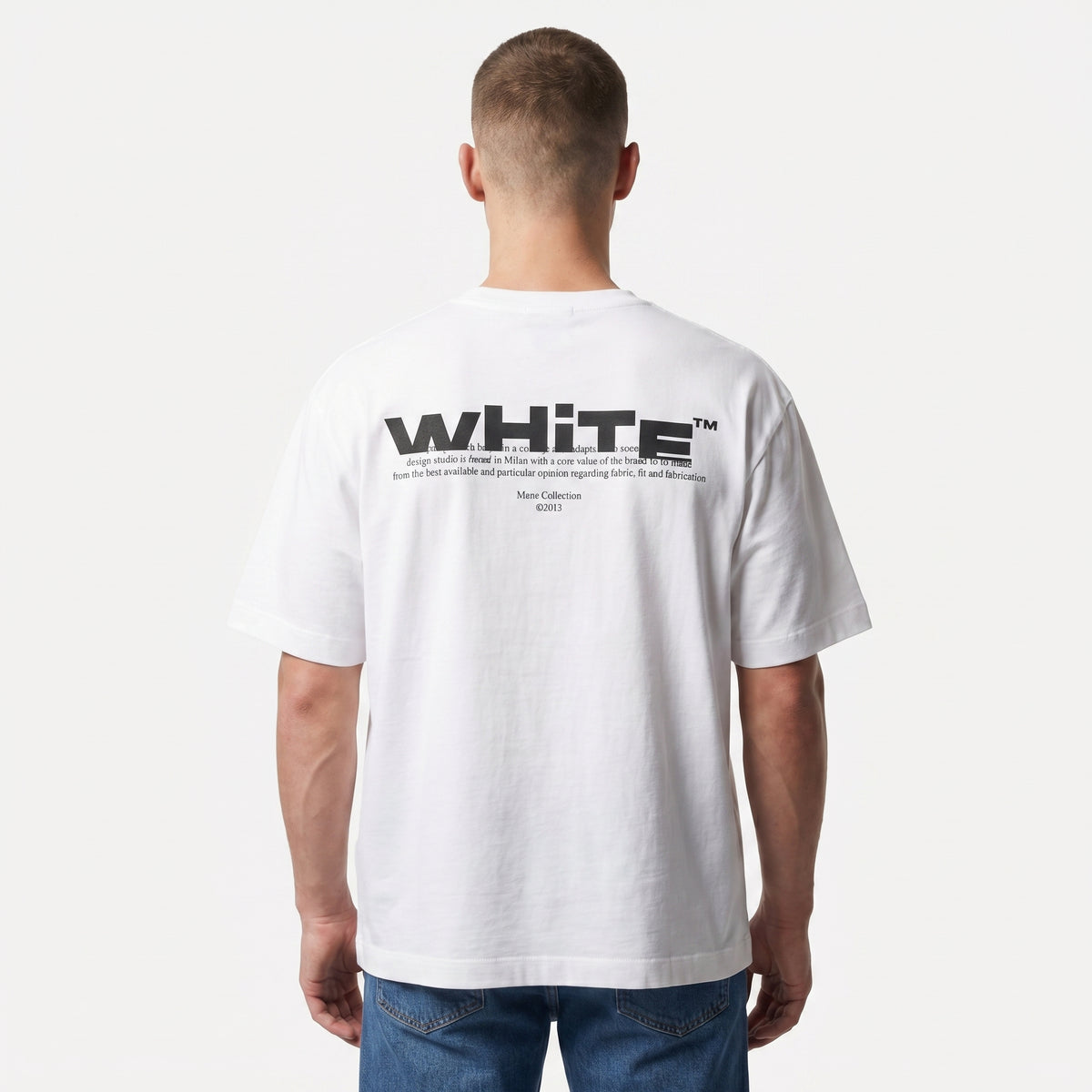 Off-White™ Bold Chest Logo T-Shirt in White
