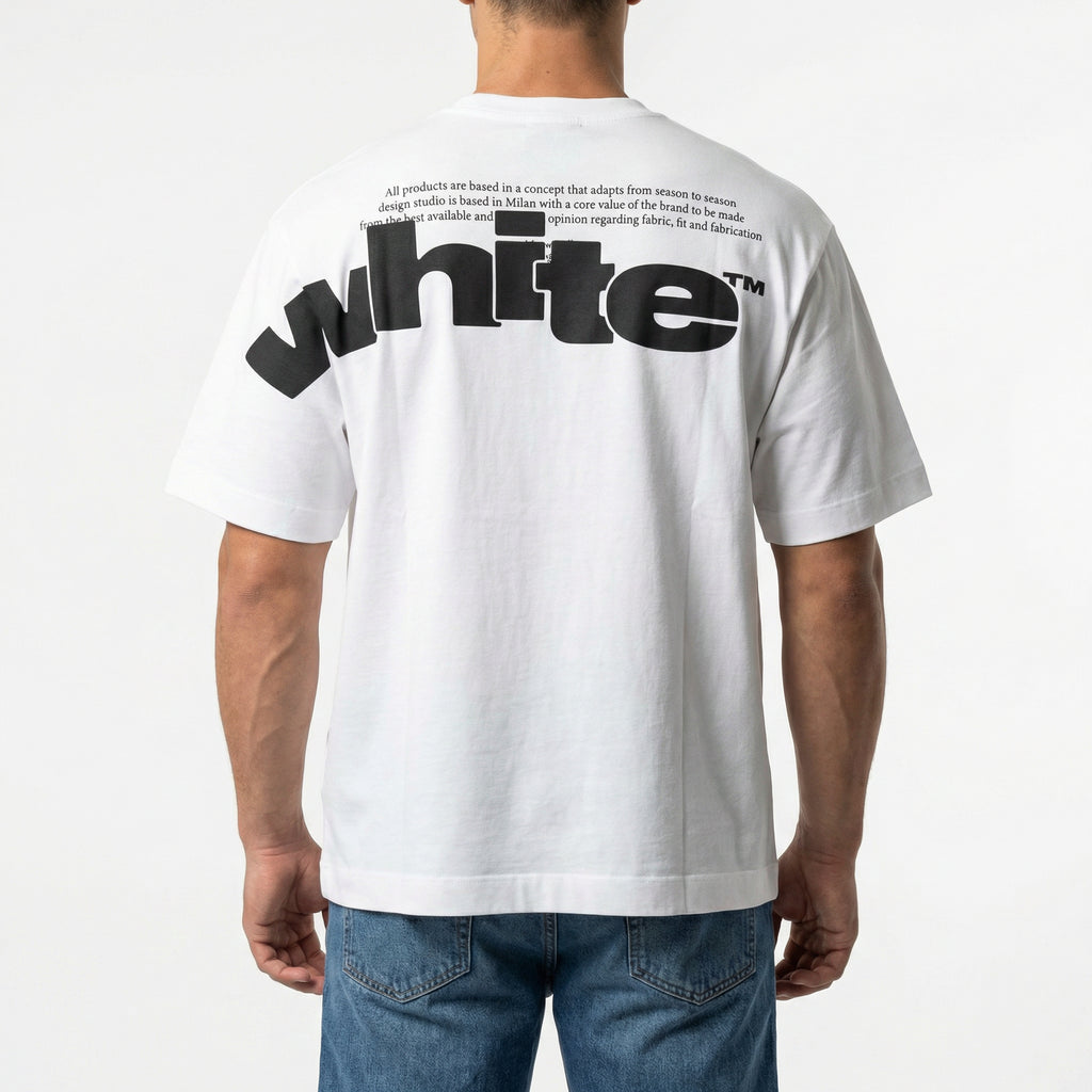 Off-White™ Oversized Logo T-Shirt in White