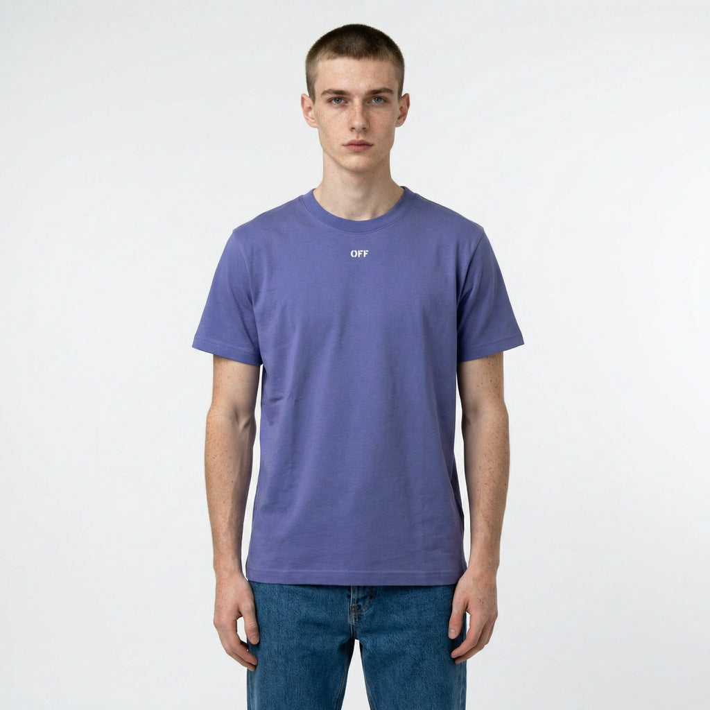 Off-White™ Minimal Logo T-Shirt in Blue