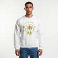 Casablanca Tennis Club Graphic Sweatshirt in White