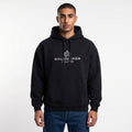 Balenciaga Paris Logo Hoodie in Black