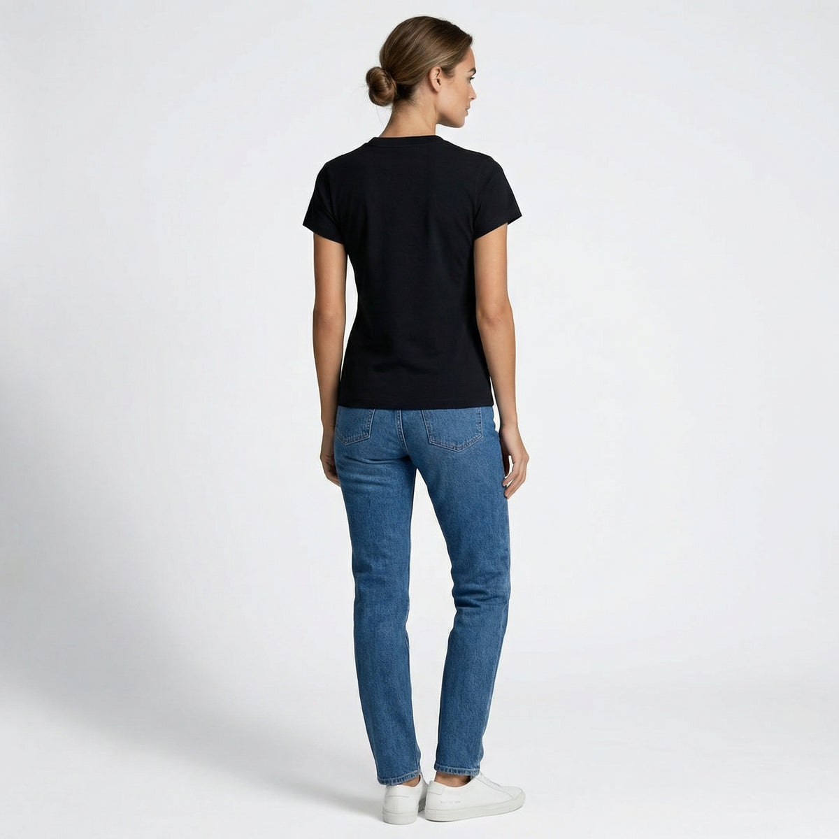 Balenciaga BB Logo Slim Fit T-Shirt in Black