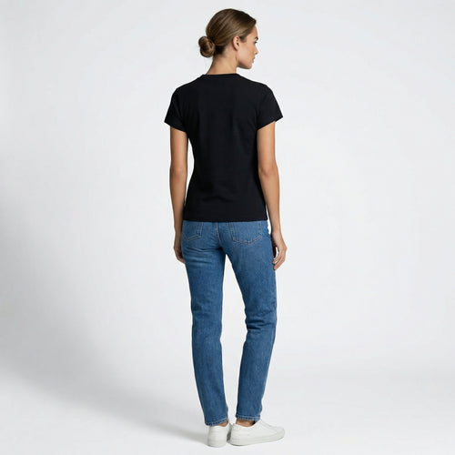 Balenciaga BB Logo Slim Fit T-Shirt in Black
