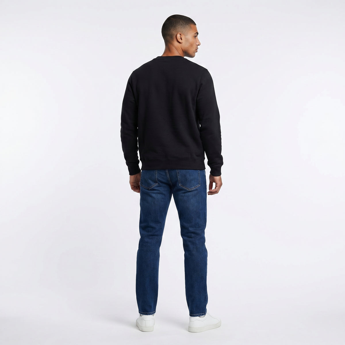 Casablanca Tennis Bowl Graphic Sweatshirt in Black