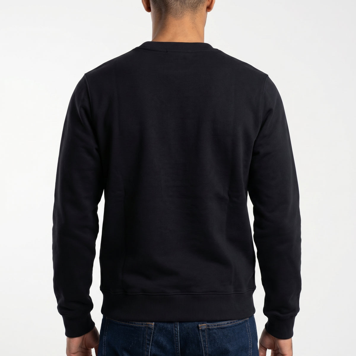 Casablanca Crest Embroidered Sweatshirt in Black