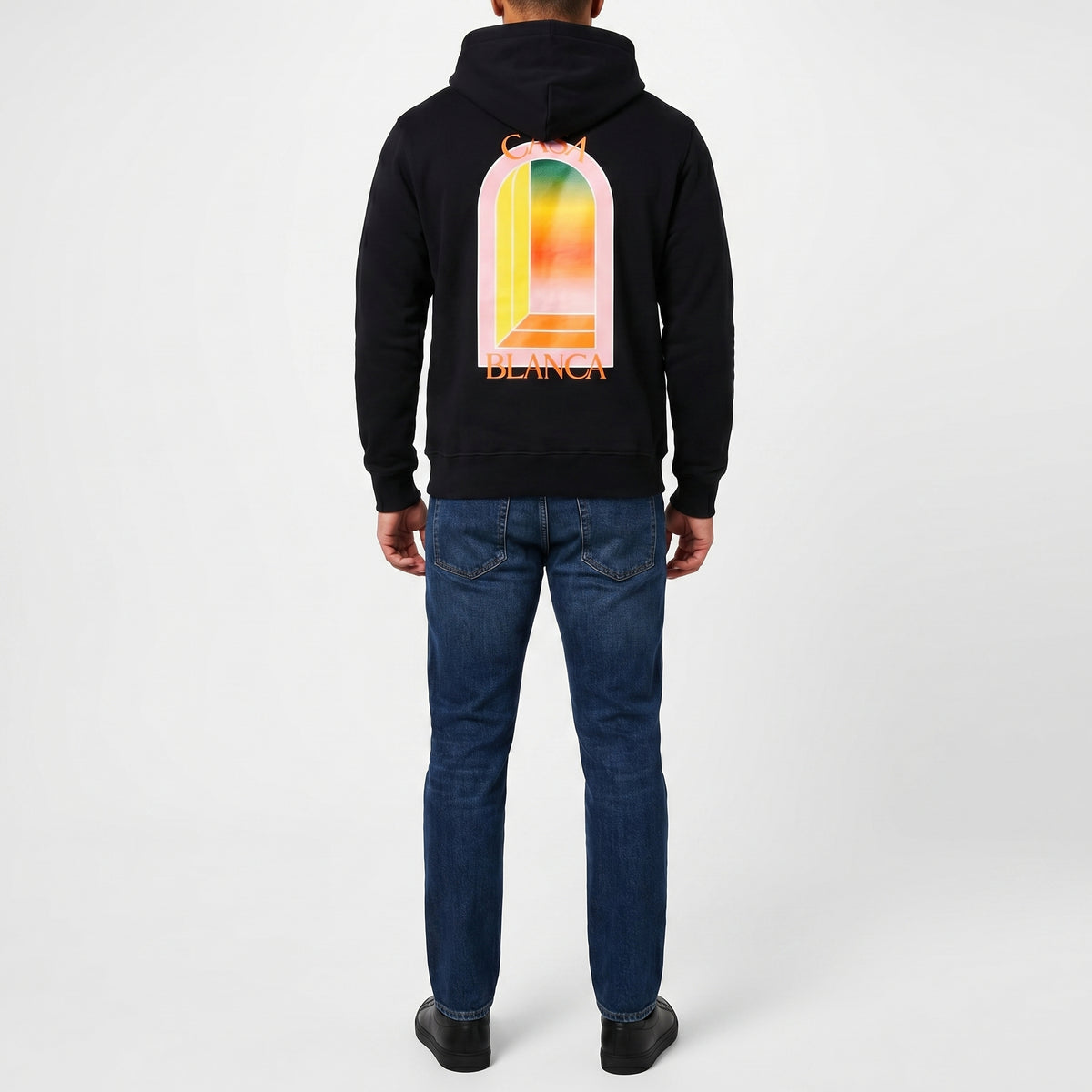 Casablanca Casa Blanca Logo Hoodie in Black