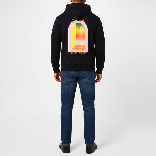 Casablanca Casa Blanca Logo Hoodie in Black