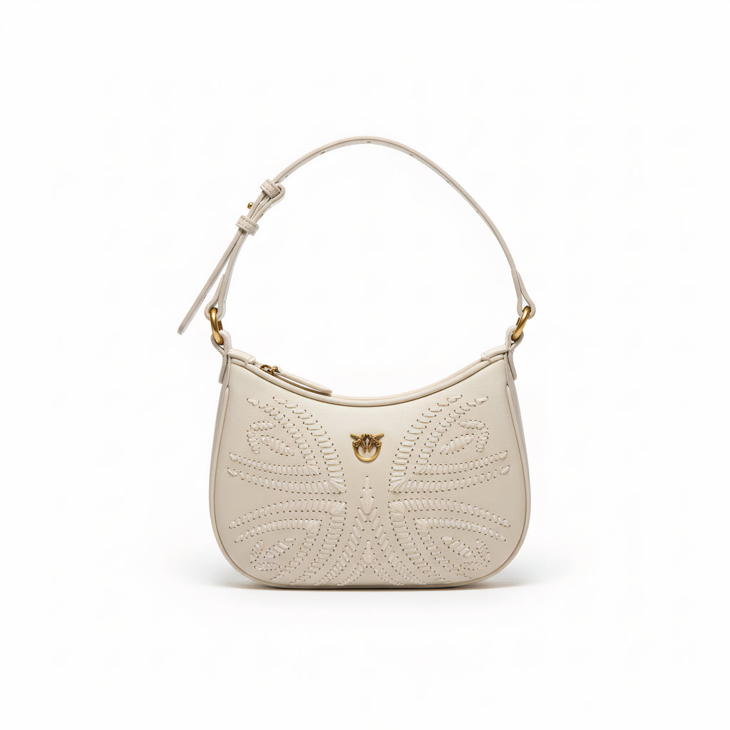 Pinko Butterfly Stitch Shoulder Bag