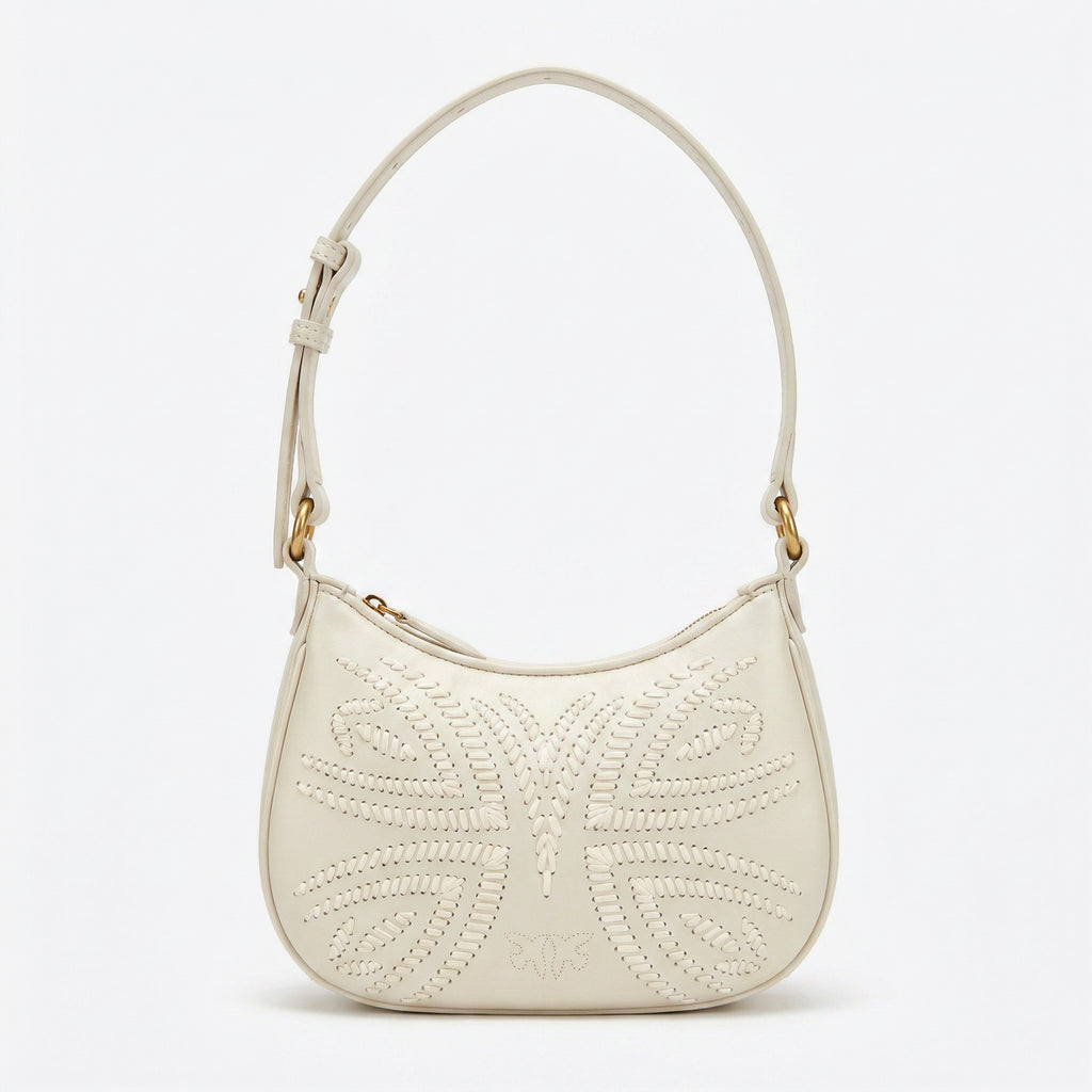 Pinko Butterfly Stitch Shoulder Bag