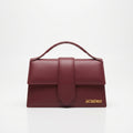 Jacquemus Burgundy Top Handle Bag