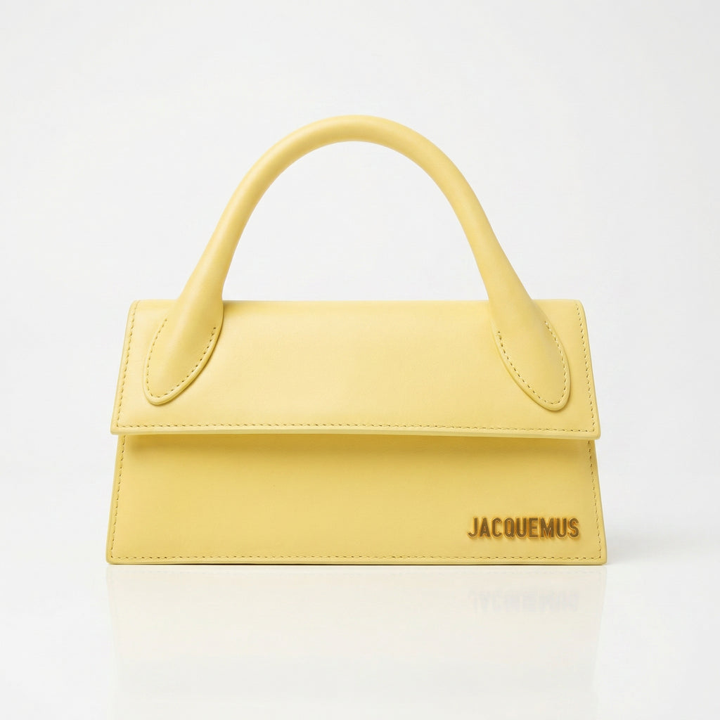 Jacquemus Yellow Top Handle Bag