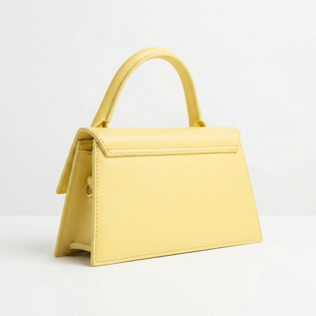 Jacquemus Yellow Top Handle Bag