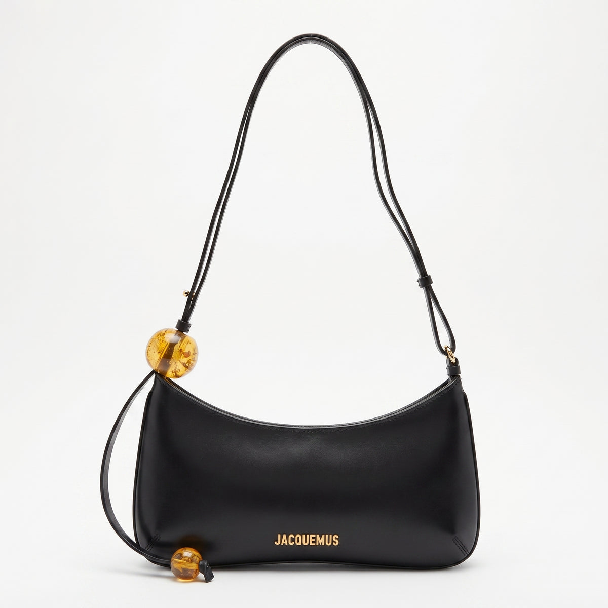 Jacquemus Black Leather Shoulder Bag