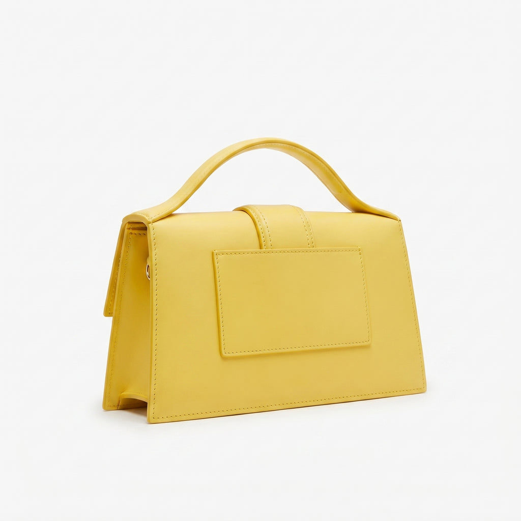 Jacquemus Yellow Top Handle Bag