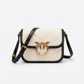 Pinko Love Birds Quilted Crossbody Bag