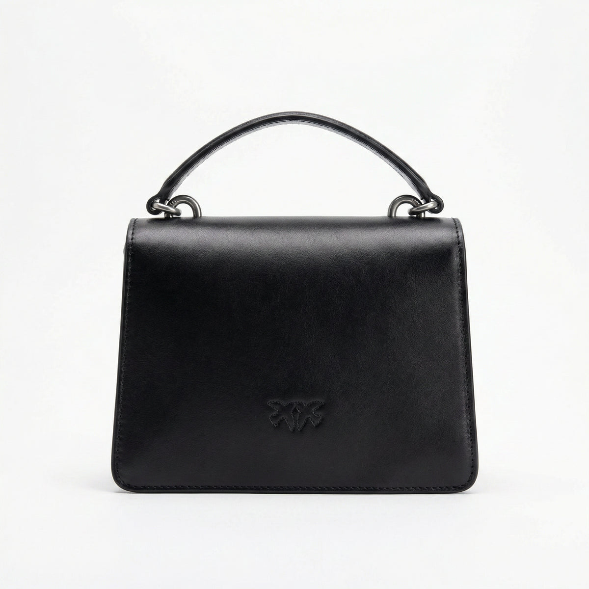 Pinko Love Birds Black Top Handle Bag