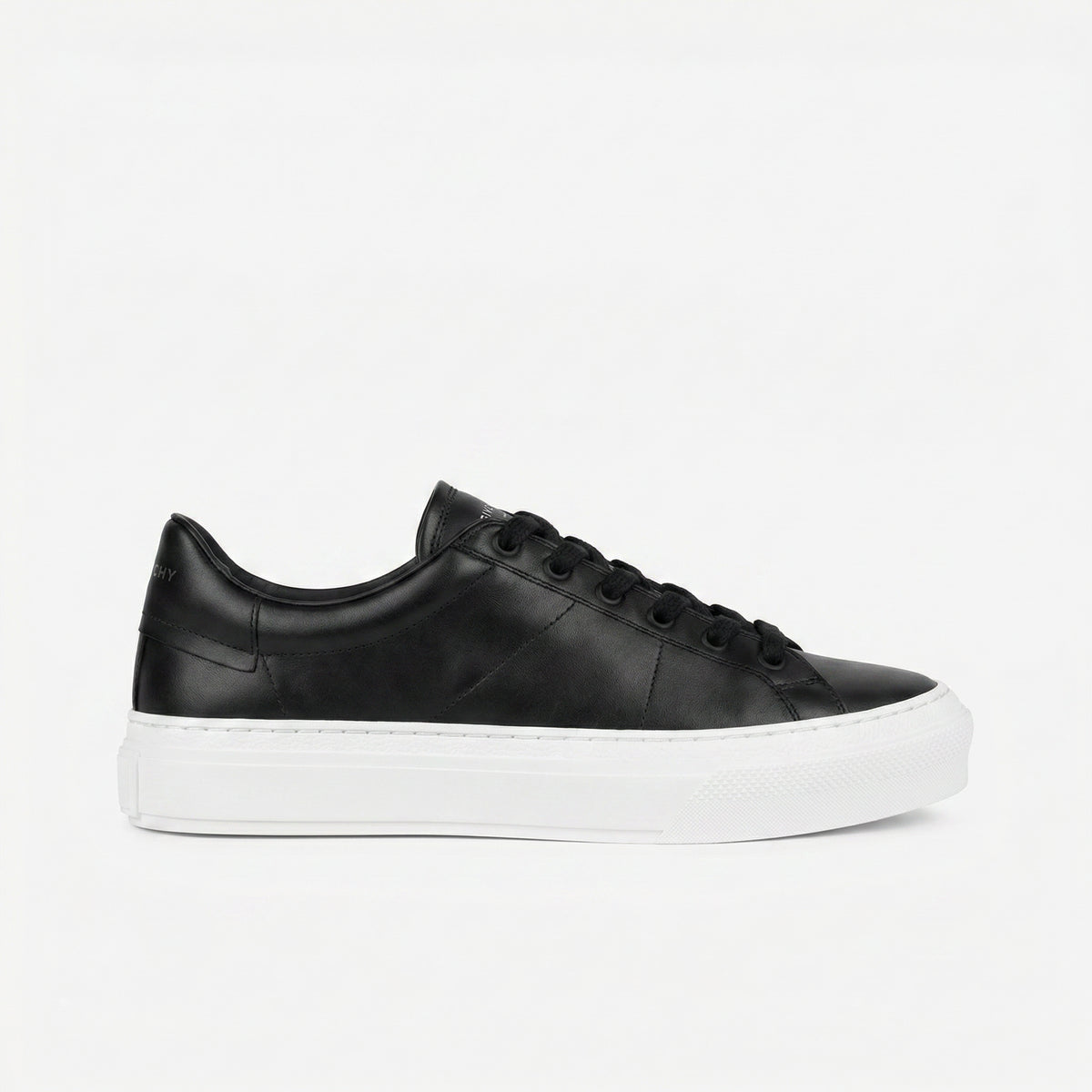 Givenchy Black Leather Platform Sneakers
