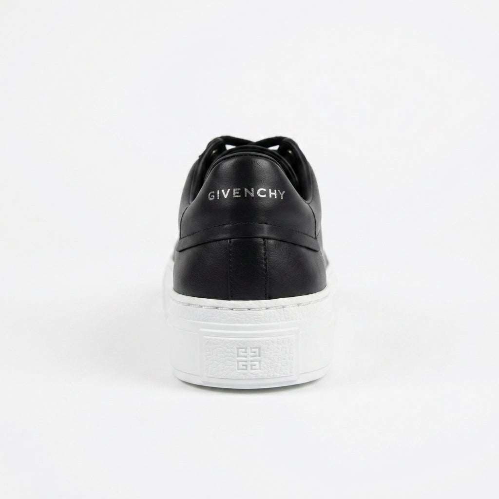 Givenchy Black Leather Platform Sneakers