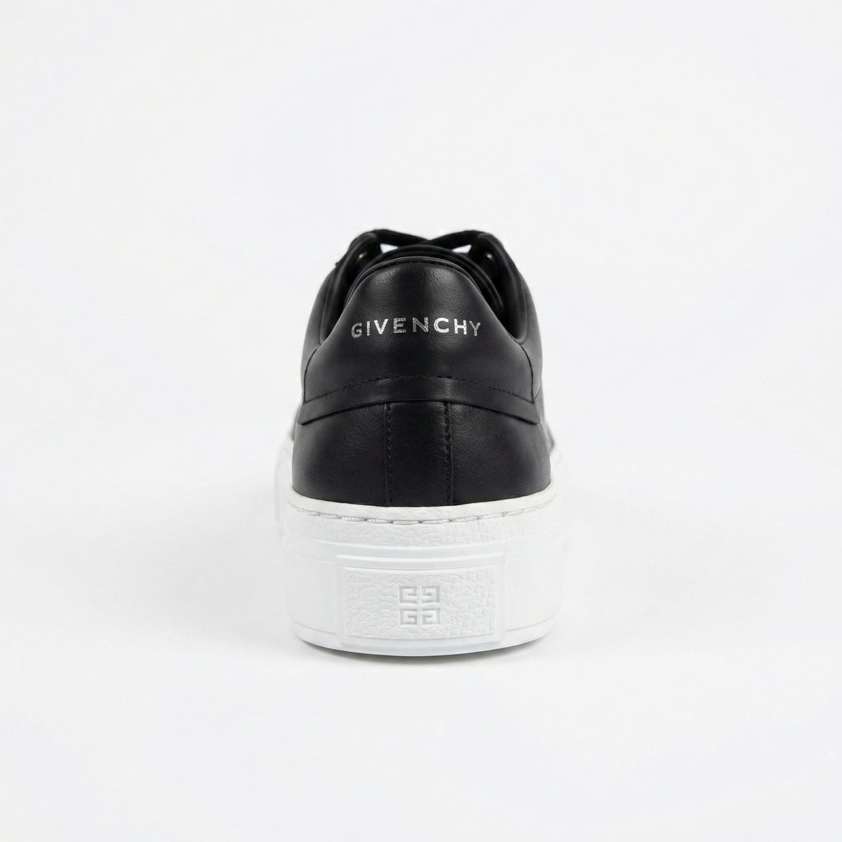 Givenchy Black Leather Platform Sneakers