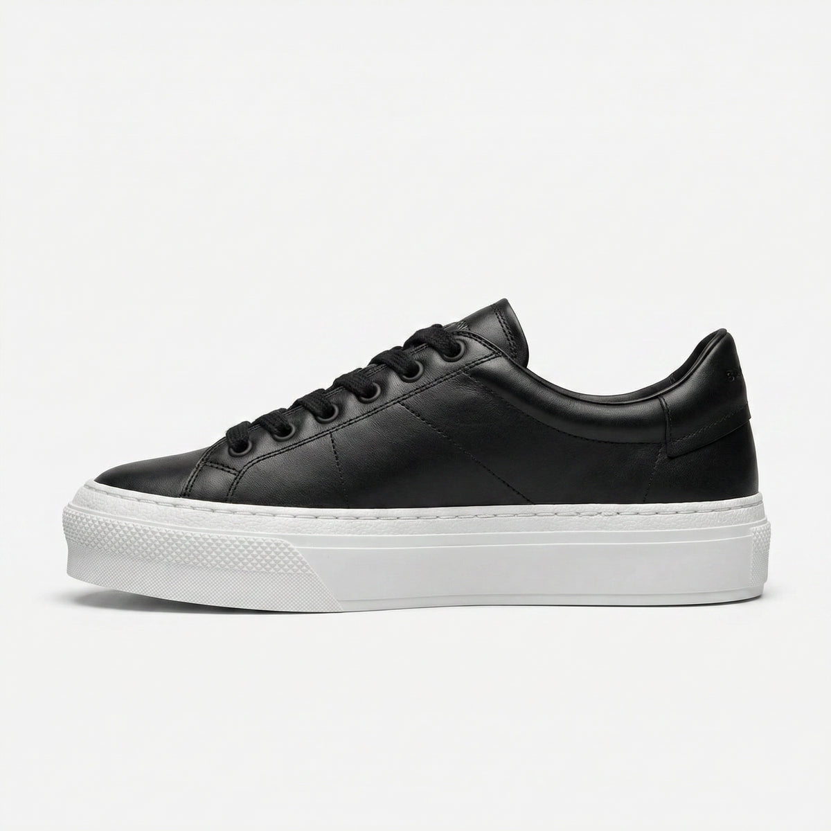 Givenchy Black Leather Platform Sneakers