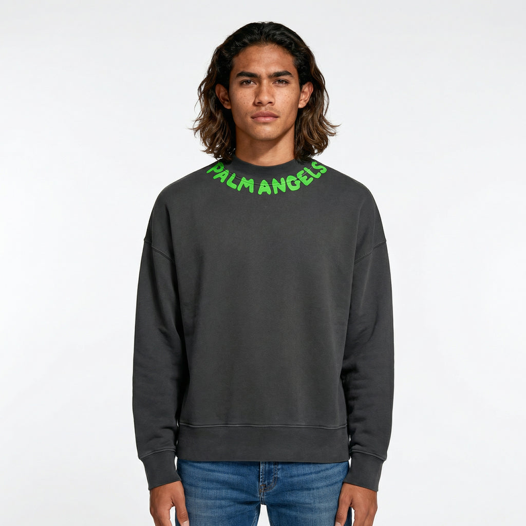 Palm Angels Grey Sweater