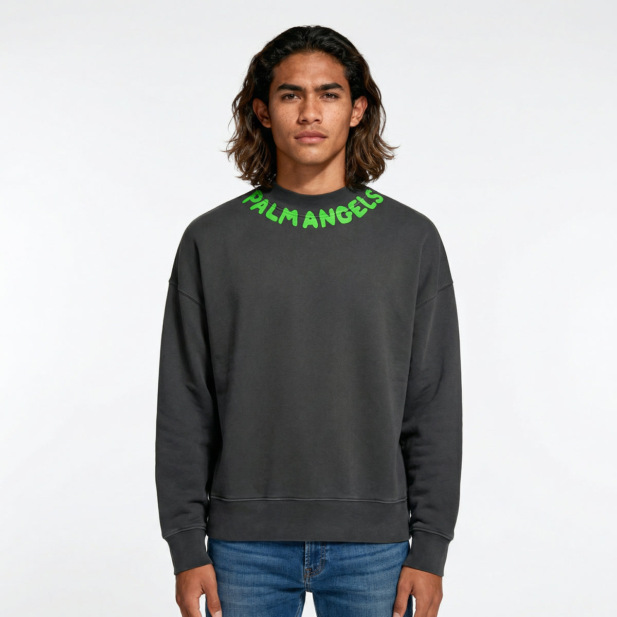 Palm Angels Grey Sweater