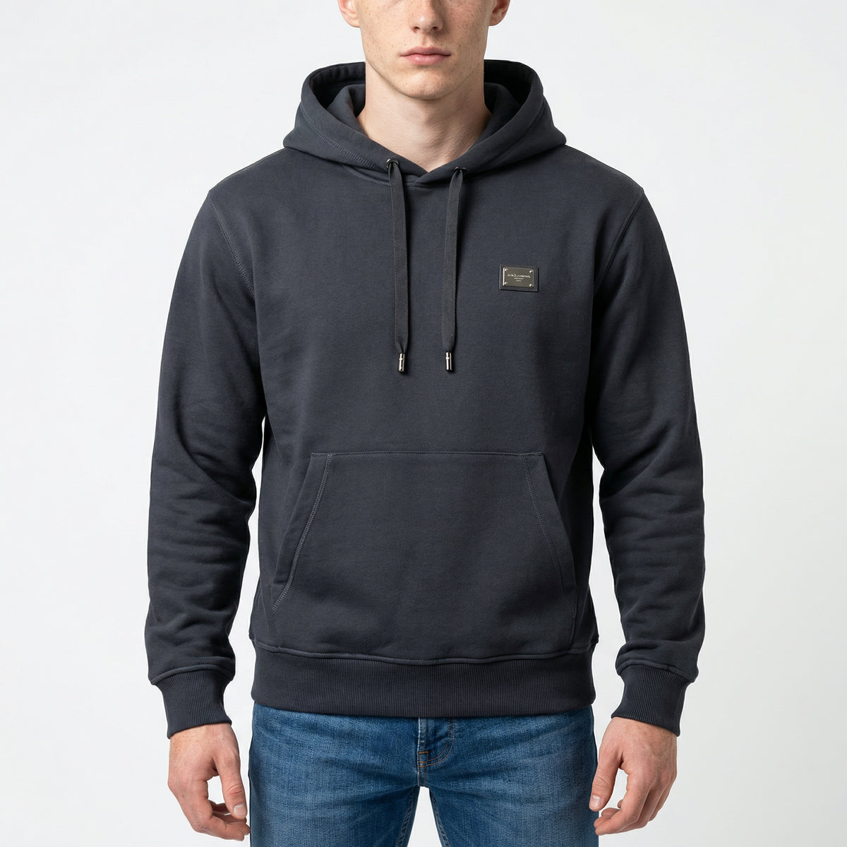Dolce & Gabbana Logo Plaque Hoodie