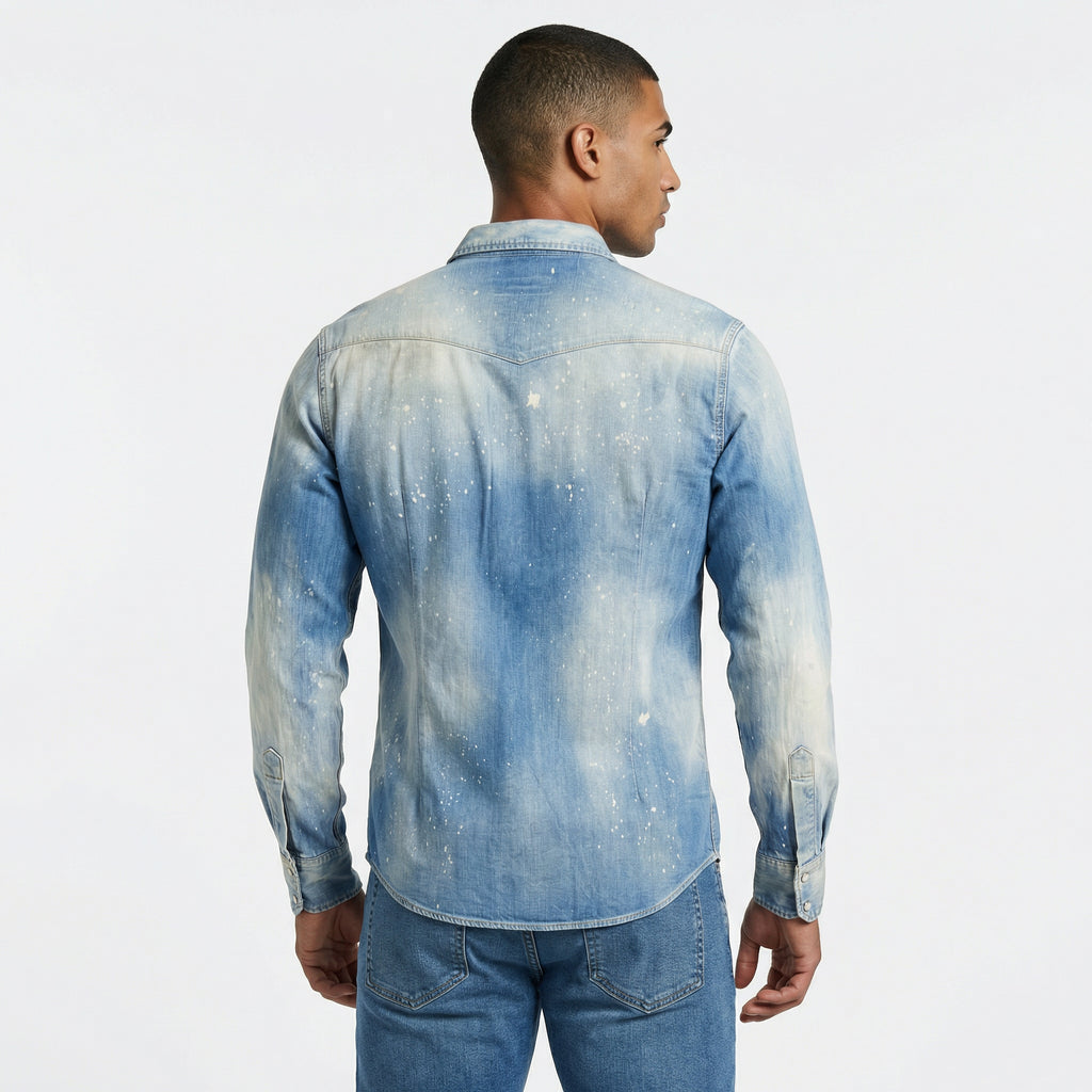 Dsquared2 Distressed Denim Shirt