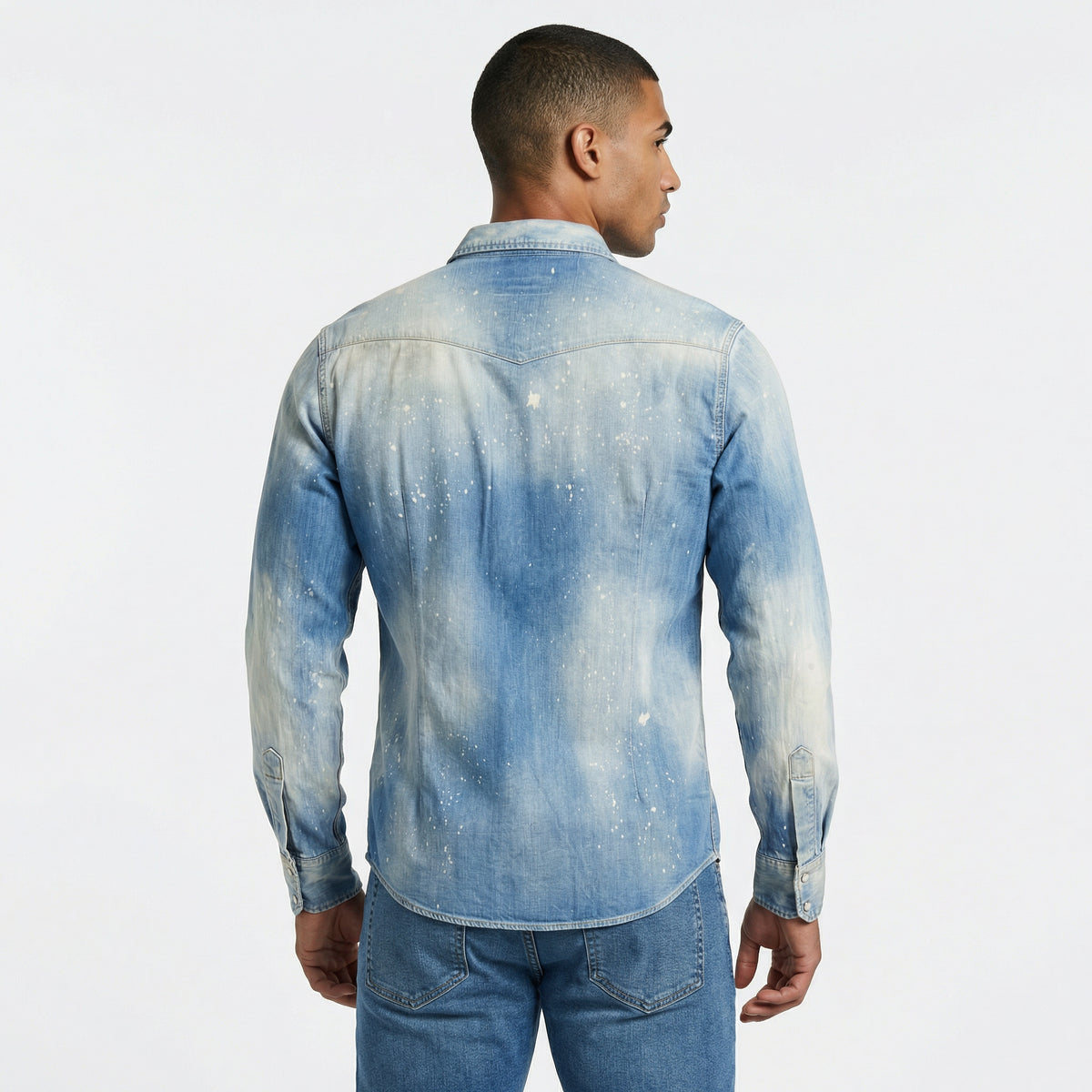 Dsquared2 Distressed Denim Shirt
