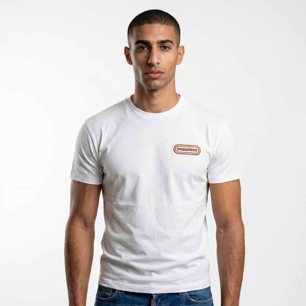 Dsquared2 Rainbow Logo T-Shirt