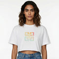Givenchy Pastel Monogram Cropped T-Shirt